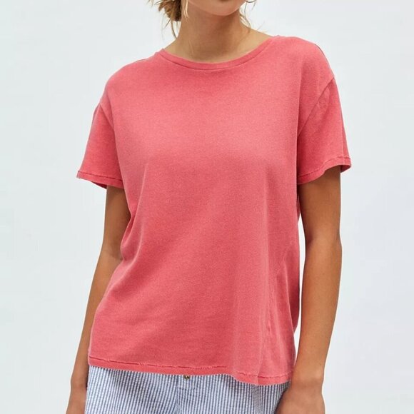 NWT Urban Outfitters BDG Oversized Pink Weekend Tee - Picture 1 of 5